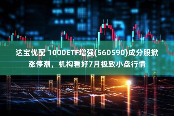 达宝优配 1000ETF增强(560590)成分股掀涨停潮，机构看好7月极致小盘行情