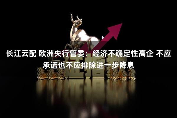 长江云配 欧洲央行管委：经济不确定性高企 不应承诺也不应排除进一步降息