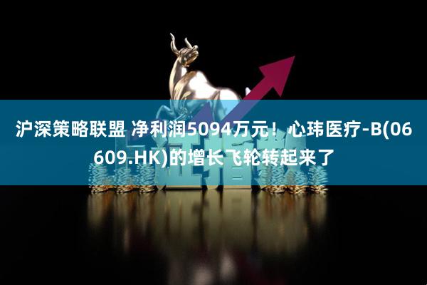 沪深策略联盟 净利润5094万元！心玮医疗-B(06609.HK)的增长飞轮转起来了